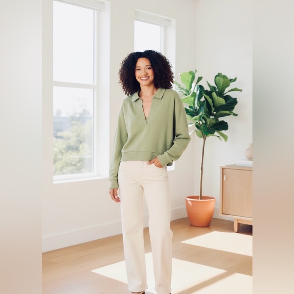 Hurley Women's Size xLarge Easy Oversized Pullover Sweater in Oil Green NWT - Picture 11 of 11